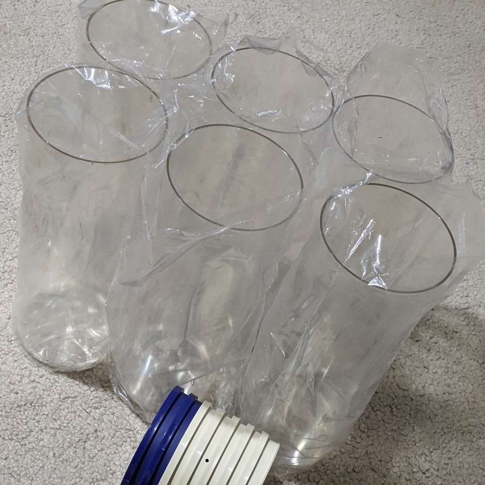 Vintage 80s Kitchen Containers Set of 6